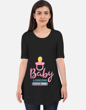 GlowEase Maternity Dress